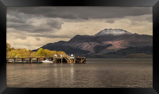 Ben Lomond, The towering giant. Framed Print by Rob Lester