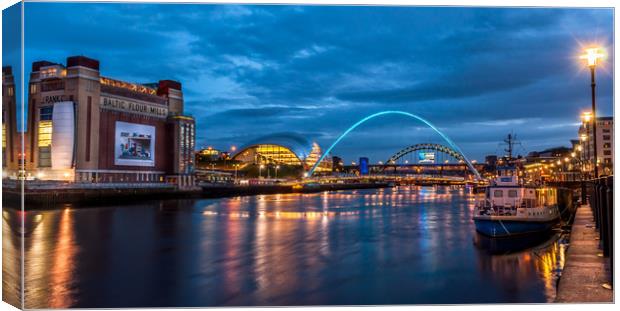 Baltic on the Quayside Canvas Print by Naylor's Photography