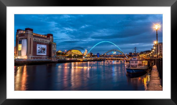 Baltic on the Quayside Framed Mounted Print by Naylor's Photography