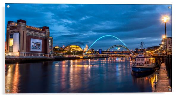 Baltic on the Quayside Acrylic by Naylor's Photography