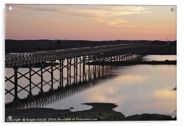 Twilight in Quinta do Lago Acrylic by Angelo DeVal