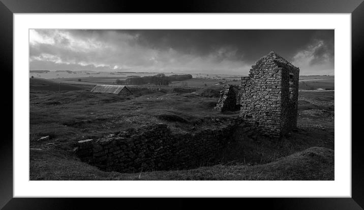 Magpie Mine No.1 Framed Mounted Print by Pete Biggin