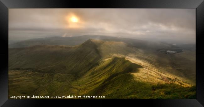 Brecon Beacons Framed Print by Chris Sweet