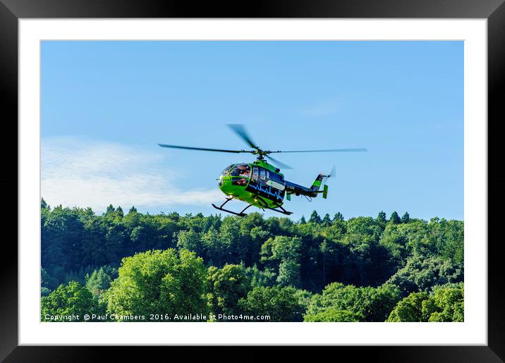 Great Western Air Ambulance Framed Mounted Print by Paul Chambers