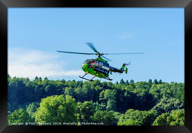 Great Western Air Ambulance Framed Print by Paul Chambers