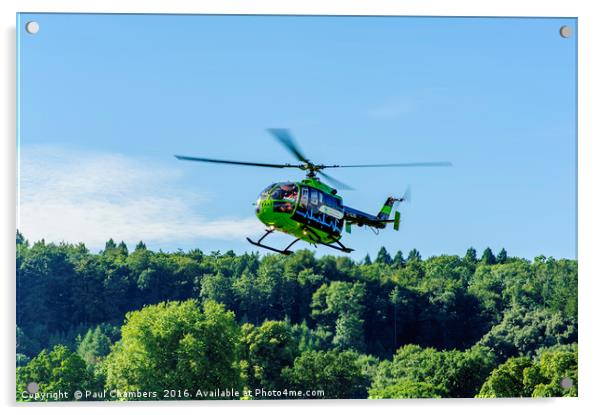 Great Western Air Ambulance Acrylic by Paul Chambers