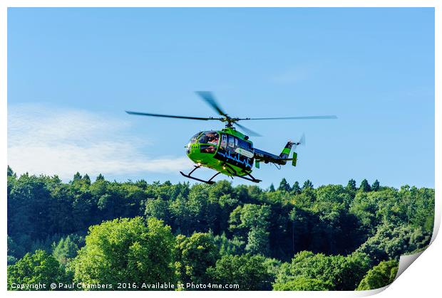 Great Western Air Ambulance Print by Paul Chambers