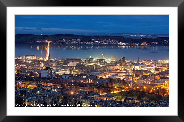 Dundee City - Scotland Framed Mounted Print by Craig Doogan