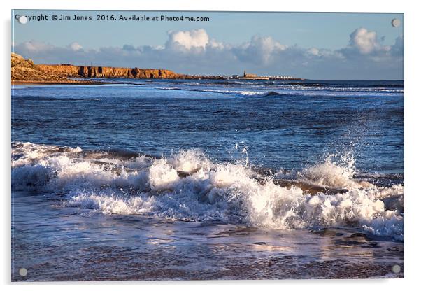 Northumbrian Coastline Acrylic by Jim Jones