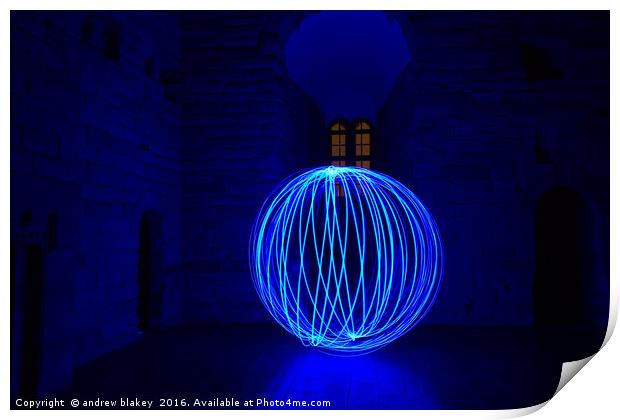 Orb At castle Keep Print by andrew blakey