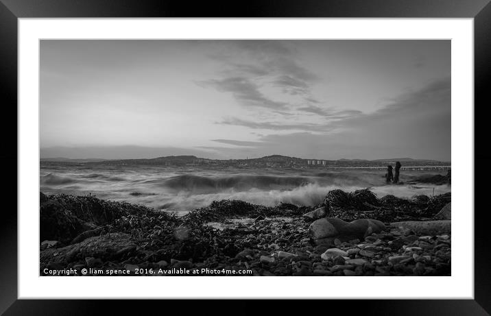 Dundee on a Stormy Day Framed Mounted Print by nofoto 