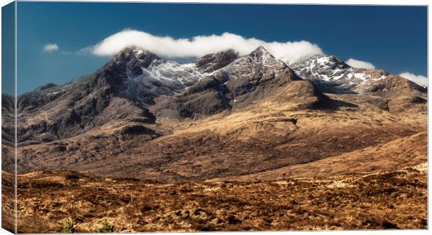The Mighty Cuillin Canvas Print by Rob Lester