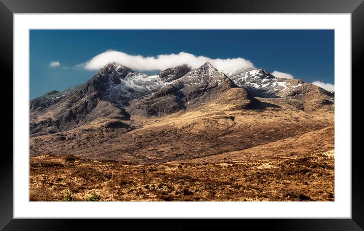 The Mighty Cuillin Framed Mounted Print by Rob Lester