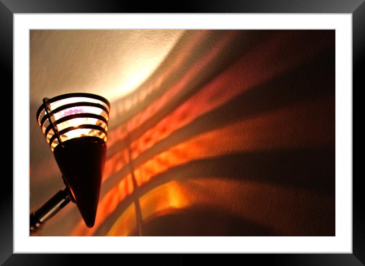 Textured Light Framed Mounted Print by Gavin Liddle