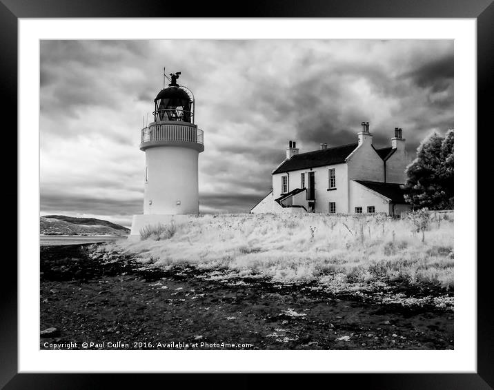 Lighthouse at Ardgour Framed Mounted Print by Paul Cullen
