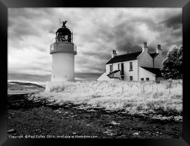 Lighthouse at Ardgour Framed Print by Paul Cullen