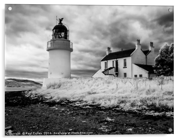 Lighthouse at Ardgour Acrylic by Paul Cullen