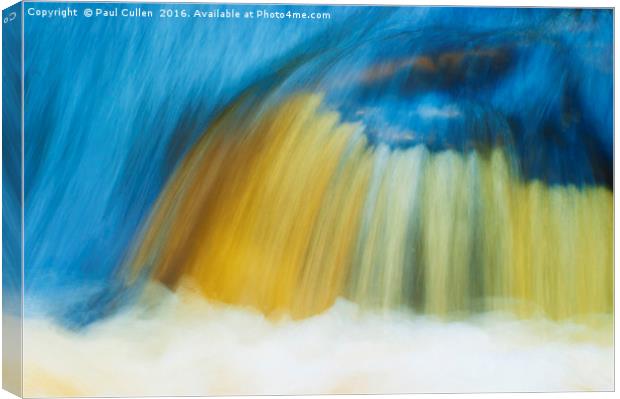 Blue Cascade Canvas Print by Paul Cullen