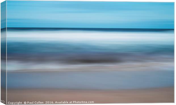 Abstract seashore Canvas Print by Paul Cullen