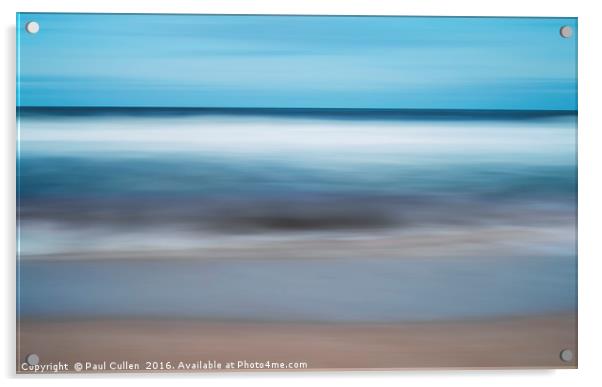 Abstract seashore Acrylic by Paul Cullen