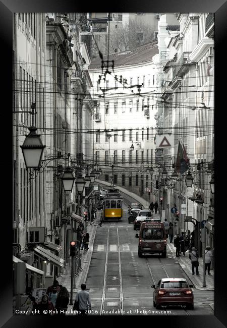 Lisbon Central  Framed Print by Rob Hawkins