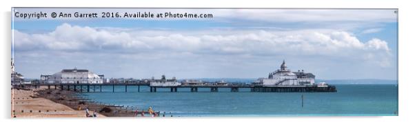 The Pier Eastbourne Acrylic by Ann Garrett
