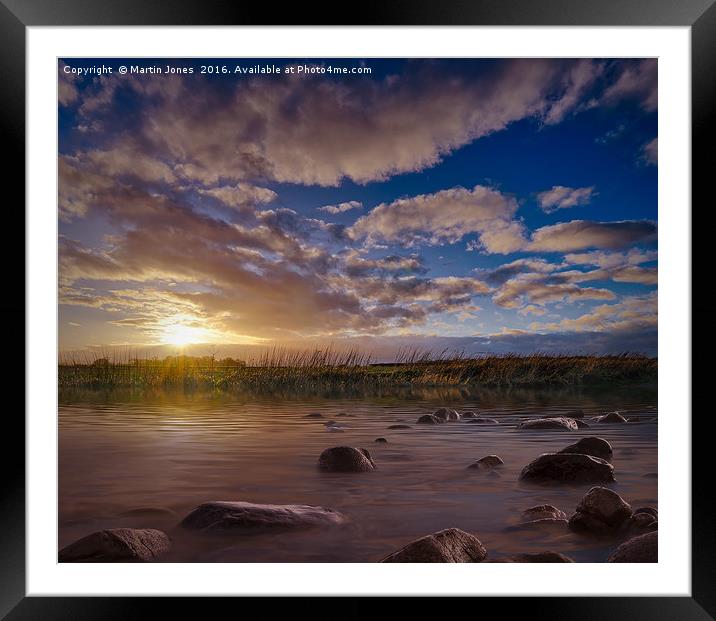 Big Sky Sunset Framed Mounted Print by K7 Photography