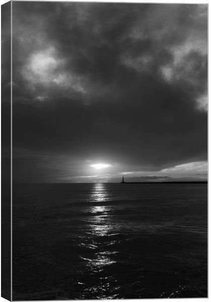 Black and sun Canvas Print by Gary Finnigan