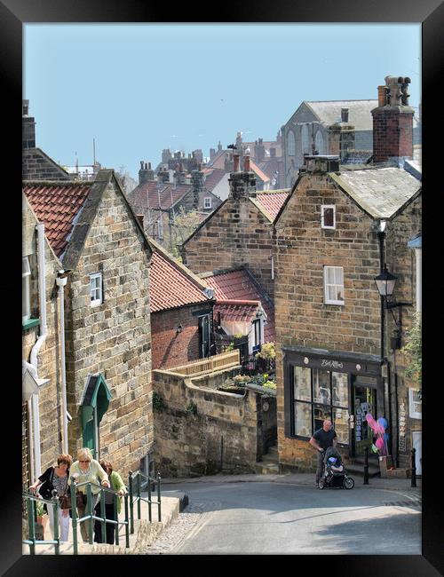 Robin Hoods Bay Framed Print by Irene Burdell