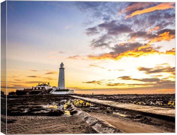 The Lighthouse Canvas Print by Naylor's Photography