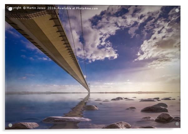 Masterpiece Of Engineering - The Humber Bridge Acrylic by K7 Photography