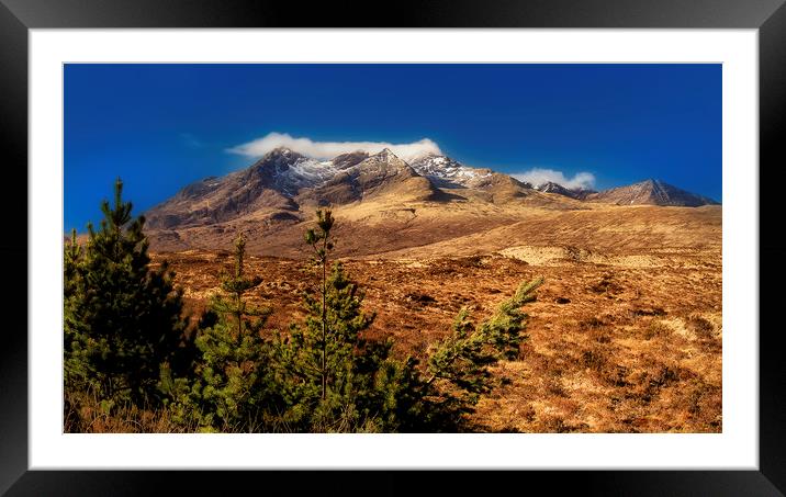 Skye,  Land of Giants Framed Mounted Print by Rob Lester