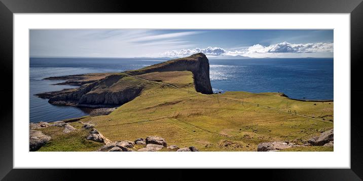 Neist Point Headland, Isle of Skye Framed Mounted Print by Rob Lester