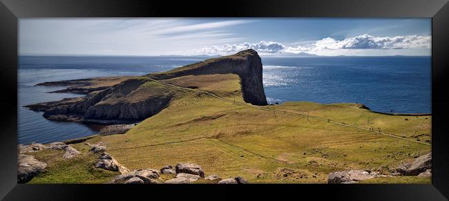 Neist Point Headland, Isle of Skye Framed Print by Rob Lester
