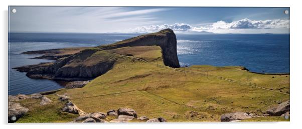 Neist Point Headland, Isle of Skye Acrylic by Rob Lester