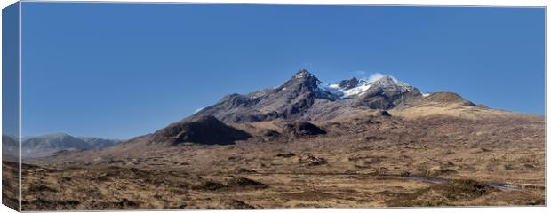 Cuillin panorama Canvas Print by Rob Lester