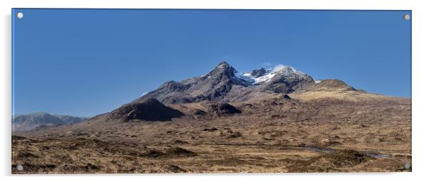 Cuillin panorama Acrylic by Rob Lester