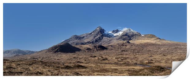 Cuillin panorama Print by Rob Lester