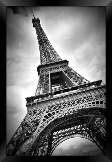PARIS Eiffel Tower Dynamic Framed Print by Melanie Viola