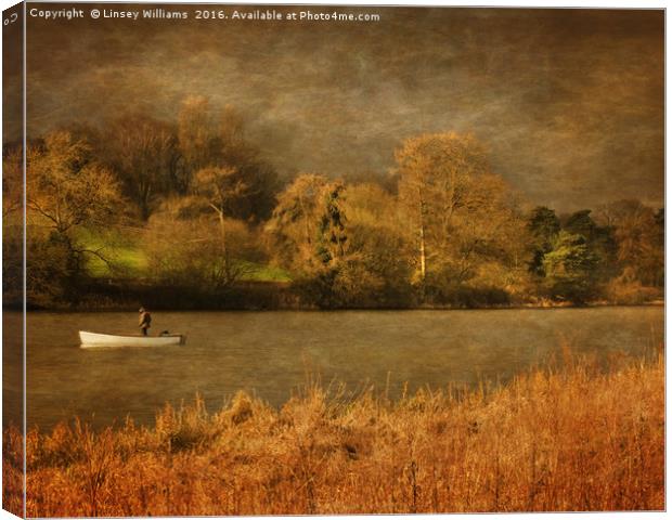Thornton Reservoir, Leicestershire Canvas Print by Linsey Williams