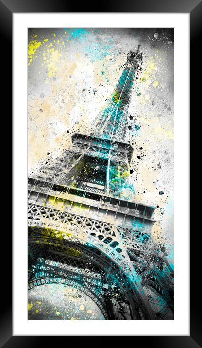 City-Art PARIS Eiffel Tower IV Framed Mounted Print by Melanie Viola