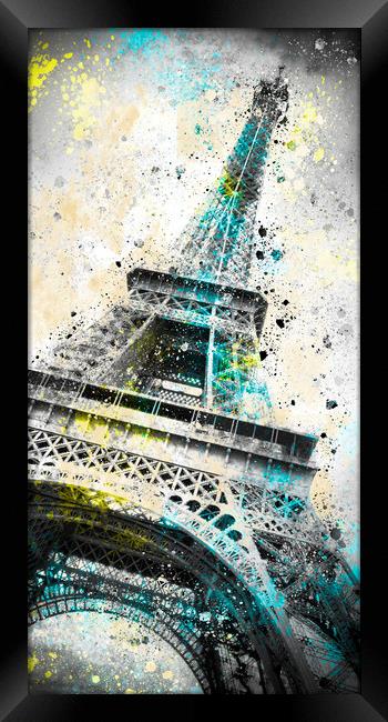 City-Art PARIS Eiffel Tower IV Framed Print by Melanie Viola