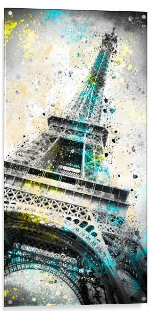 City-Art PARIS Eiffel Tower IV Acrylic by Melanie Viola