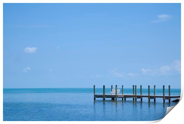 FLORIDA KEYS Quiet Place Print by Melanie Viola