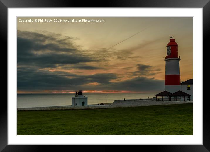 Sunrise at Souter Framed Mounted Print by Phil Reay