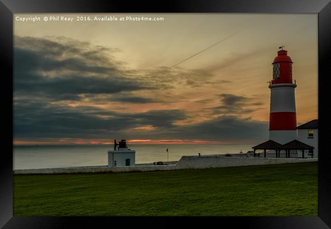 Sunrise at Souter Framed Print by Phil Reay