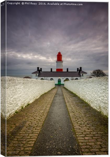 Souter Lighthouse Canvas Print by Phil Reay