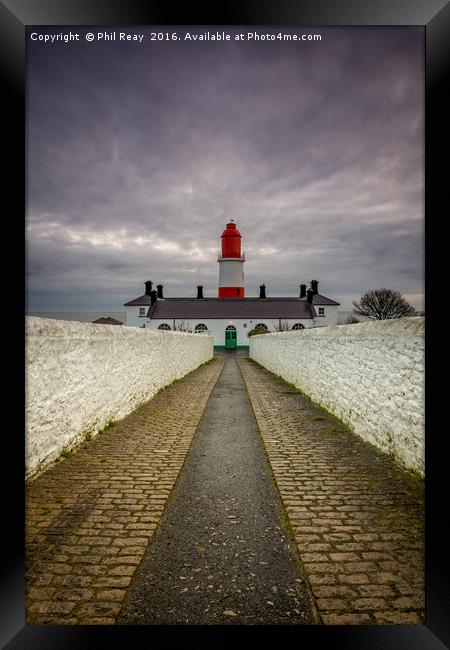 Souter Lighthouse Framed Print by Phil Reay