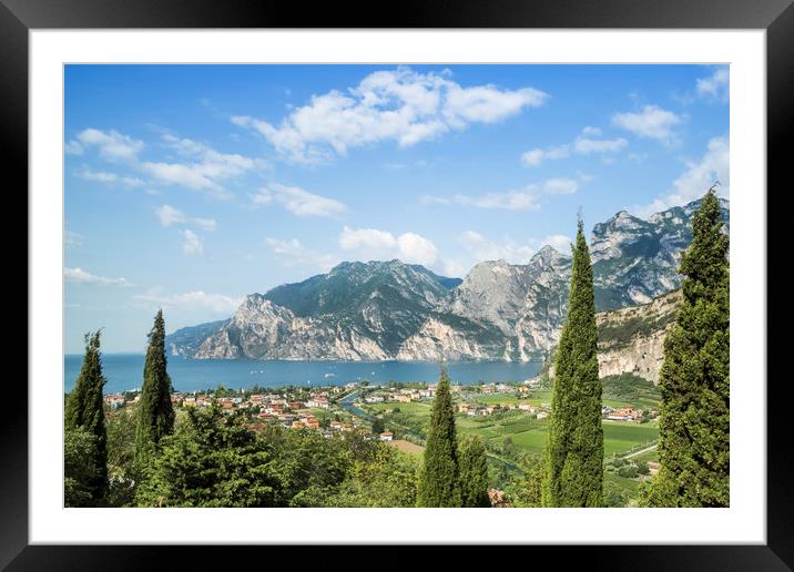 LAKE GARDA Gorgeous Italy Framed Mounted Print by Melanie Viola