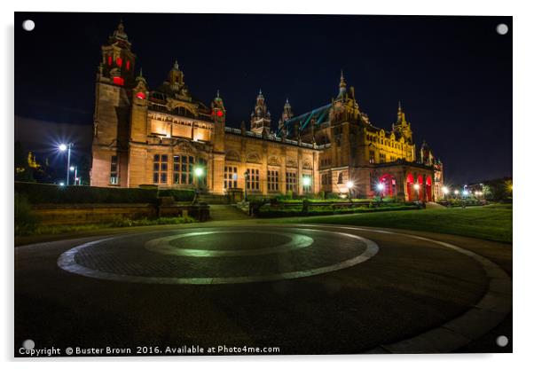 Kelvingrove Art Gallery and Museum, Glasgow Acrylic by Buster Brown